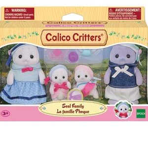 Calico Critters Seal Family Figure Set (Epoch, 2024) Sylvanian Families